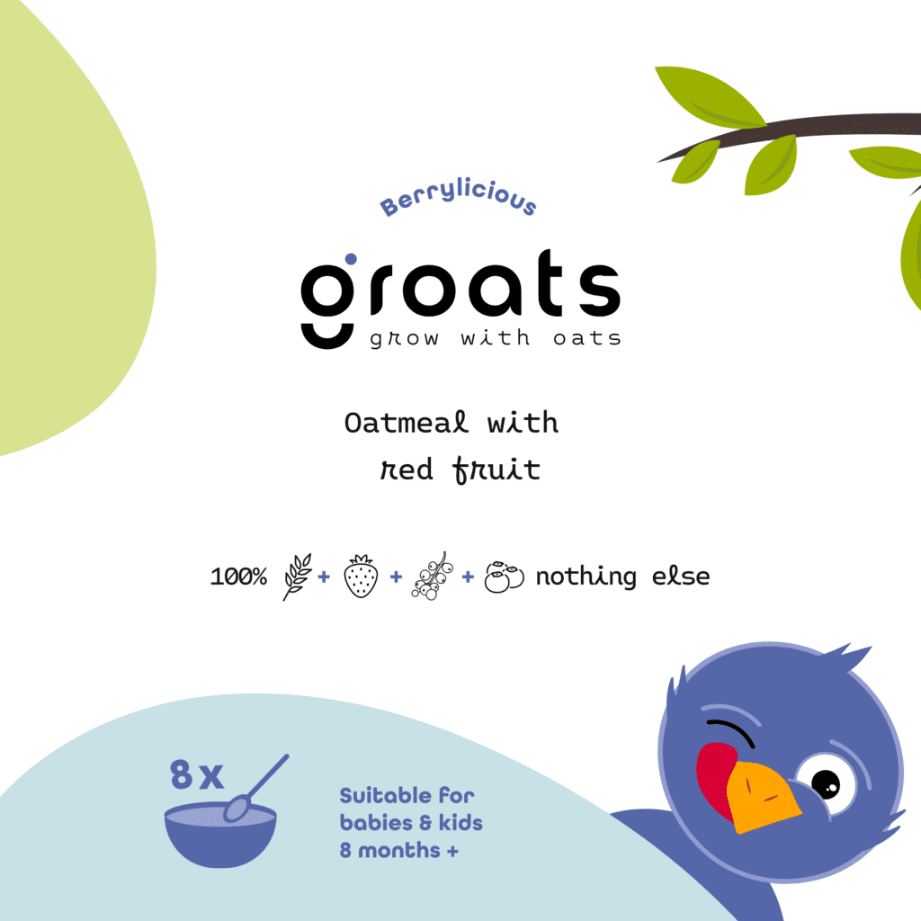 Visual van een campagne van Groats.