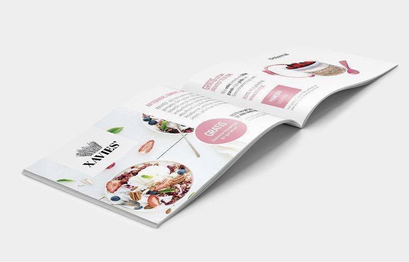 Advertentie voor voeding grafisch bureau