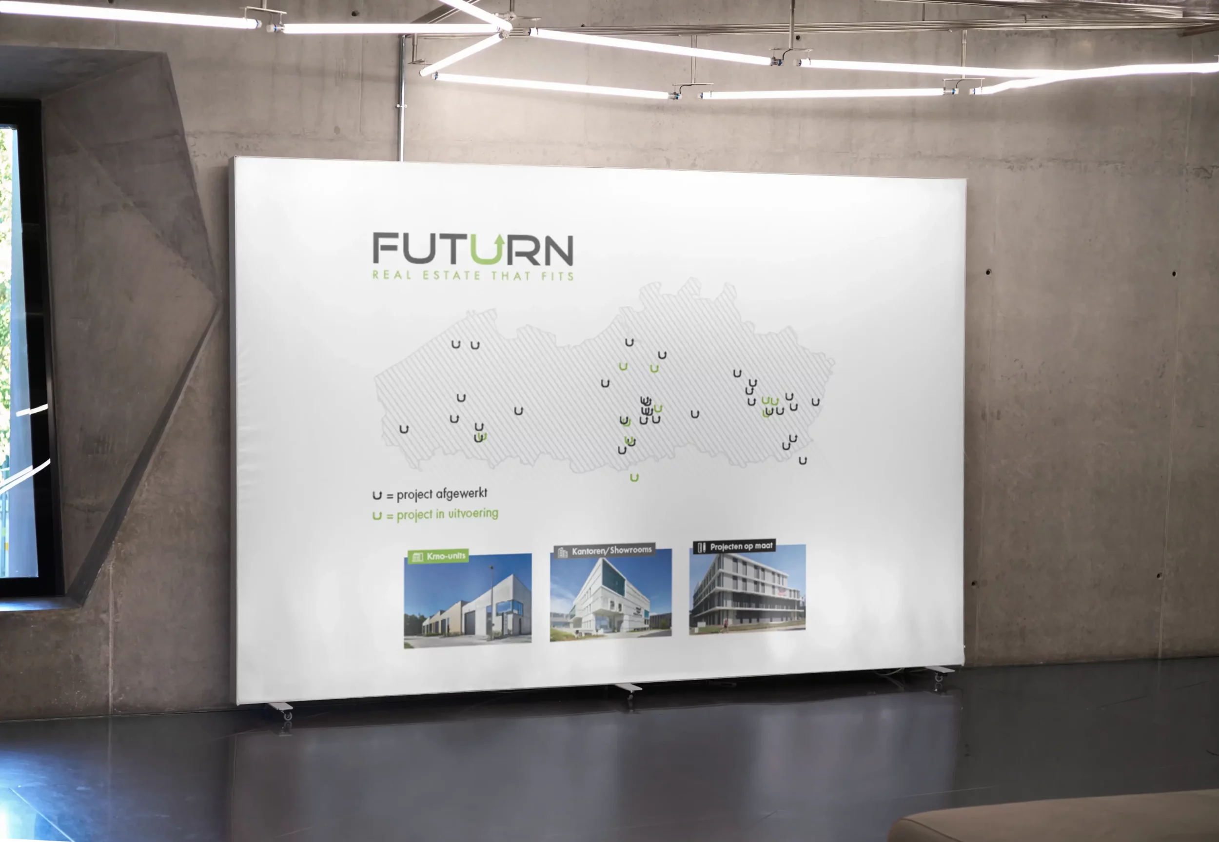 Work Case Hummingbirds: Futurn - Brochures, Beursstanden, Graphic Design, Social media marketing
