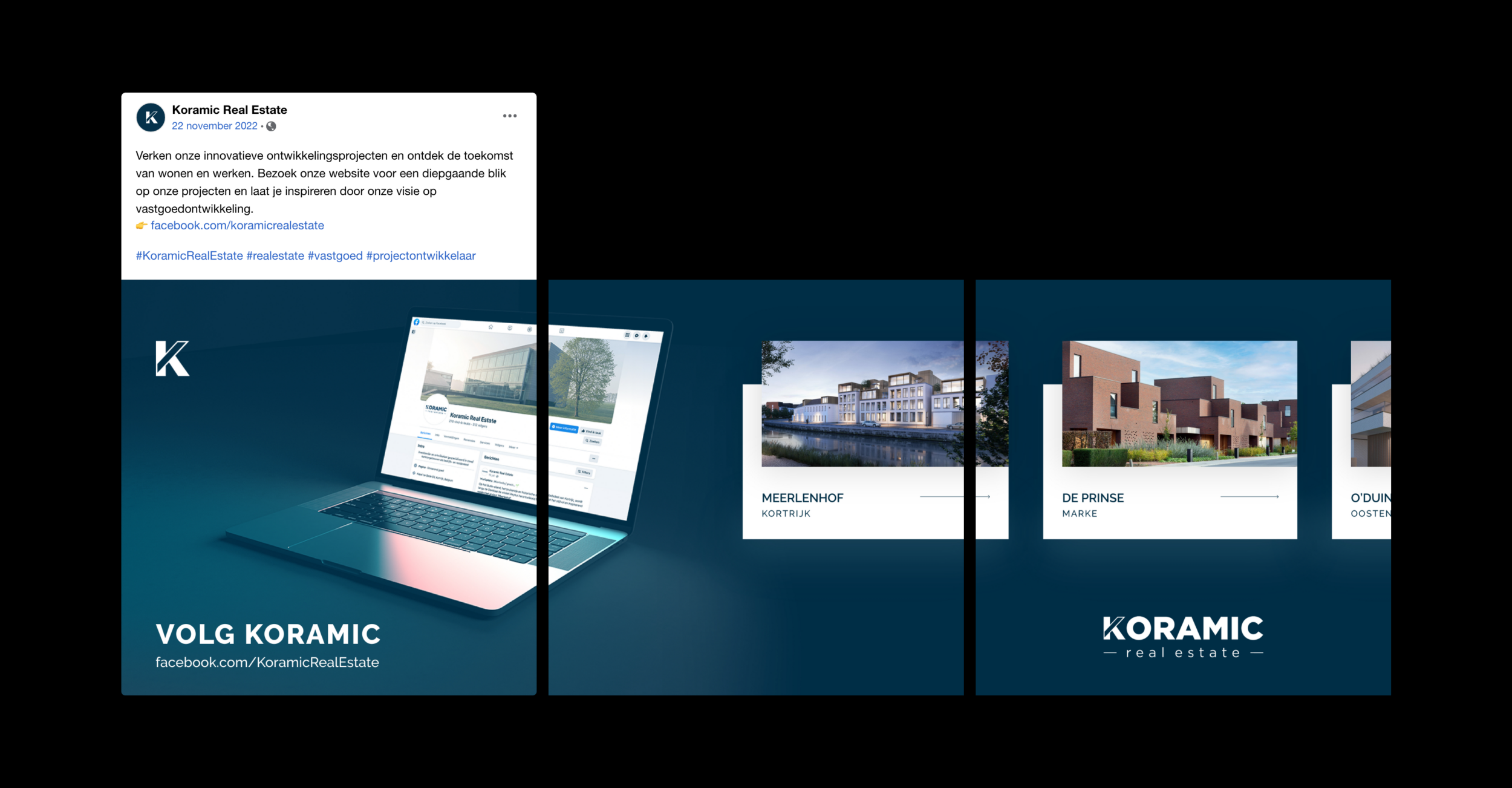 Work Case Hummingbirds: Koramic - Webdesign, Digital marketing, Graphic Design