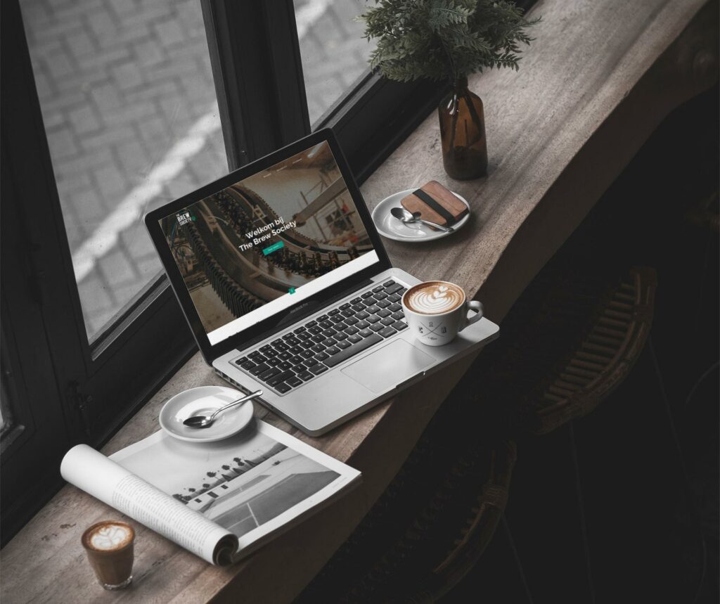 Work Case Hummingbirds: The brew society - Branding, Graphic Design, Webdesign, Rebranding, Domain registration, Webdevelopment, Digital marketing