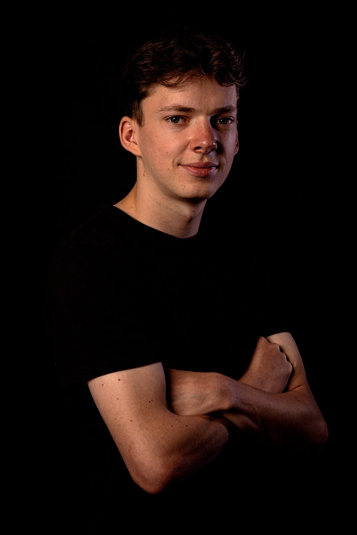 Portretfoto van Maxim, video specialist.