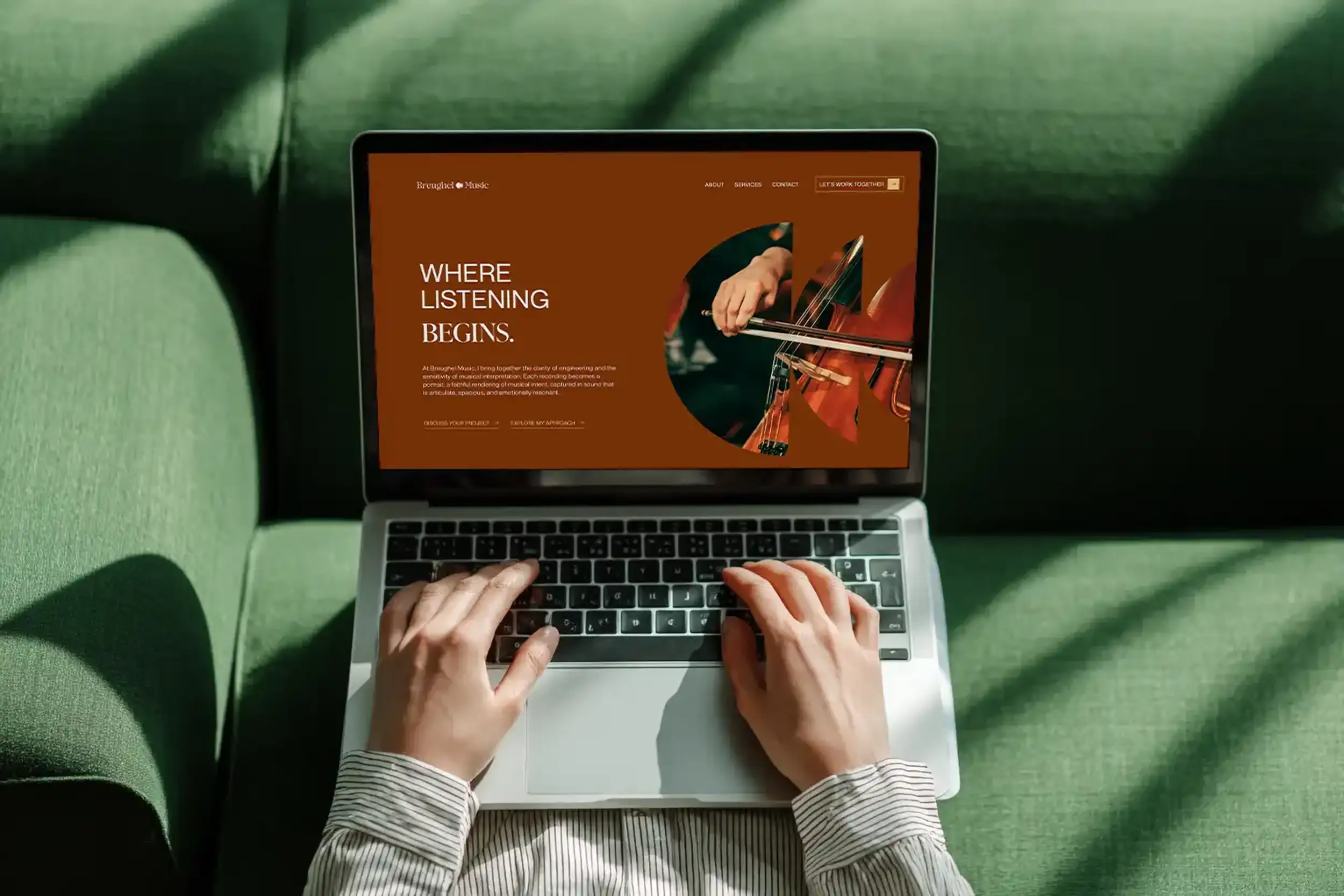 Work Case Hummingbirds: Breughel Music - Websites, Graphic Design, Branding, Strategy