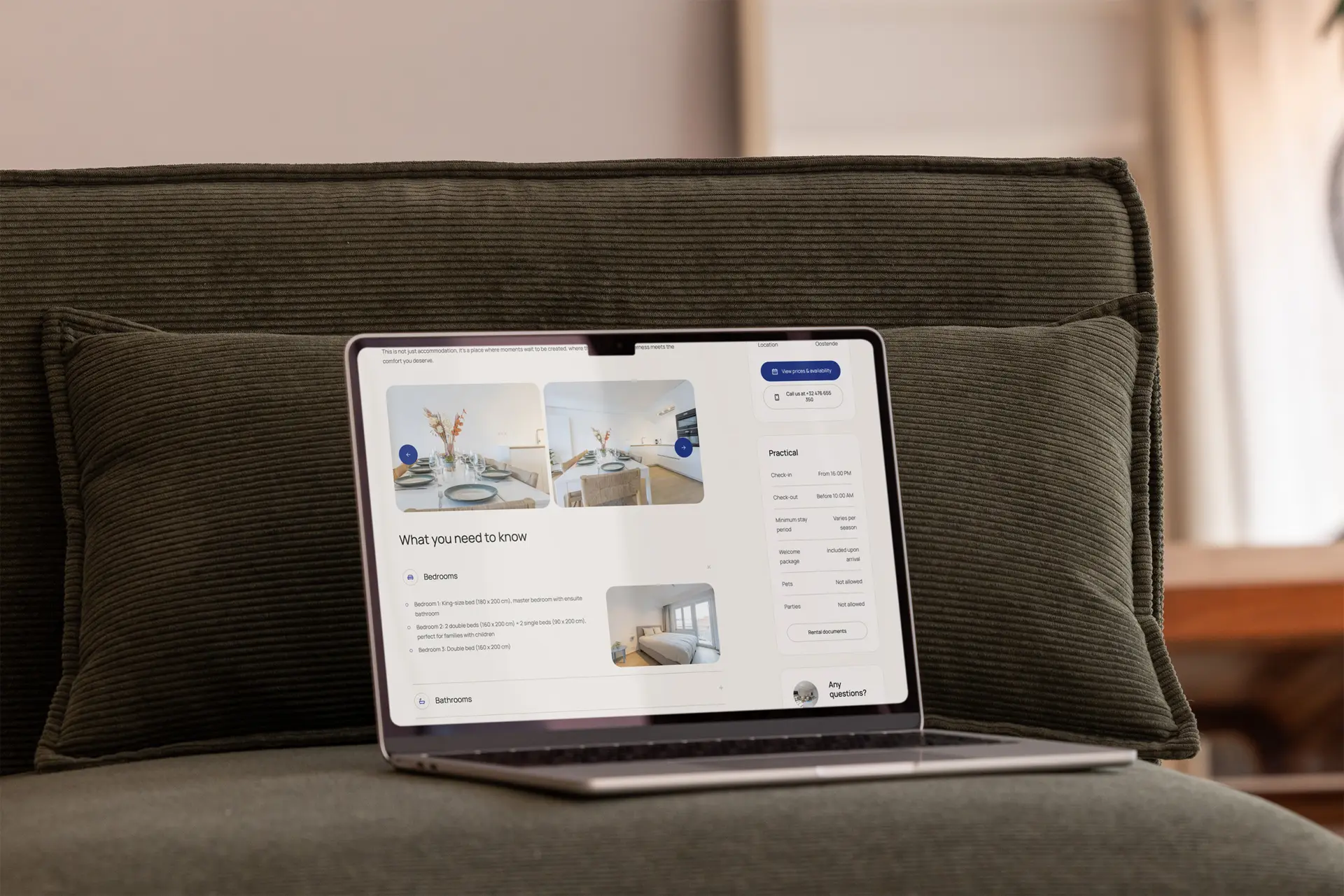 Work Case Hummingbirds: Exclusive stays - Websites, Branding, Graphic Design
