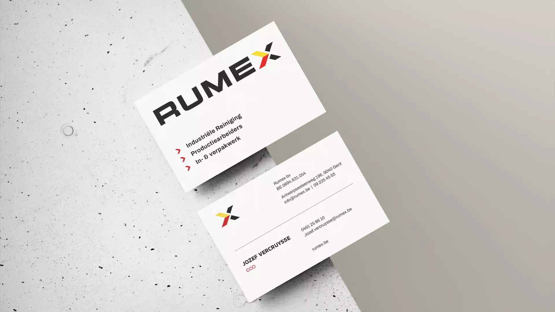 Work Case Hummingbirds: Rumex - Websites, Webdevelopment, Graphic Design, Huisstijl, Visitekaartjes, Affiches & flyers, Signalisatie & belettering, Rebranding, Branding