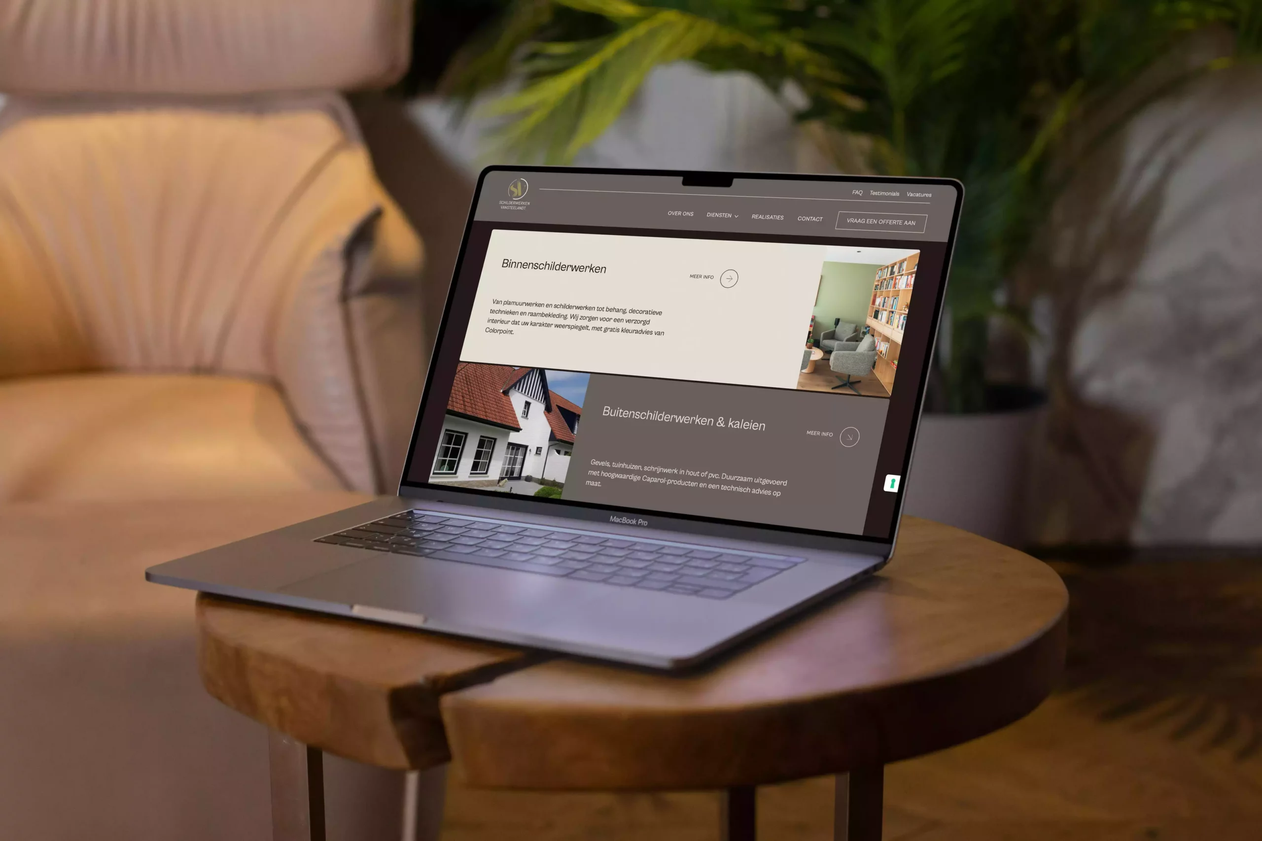 Work Case Hummingbirds: Schilderwerken Vansteelandt - Websites, Webdesign, Webdevelopment