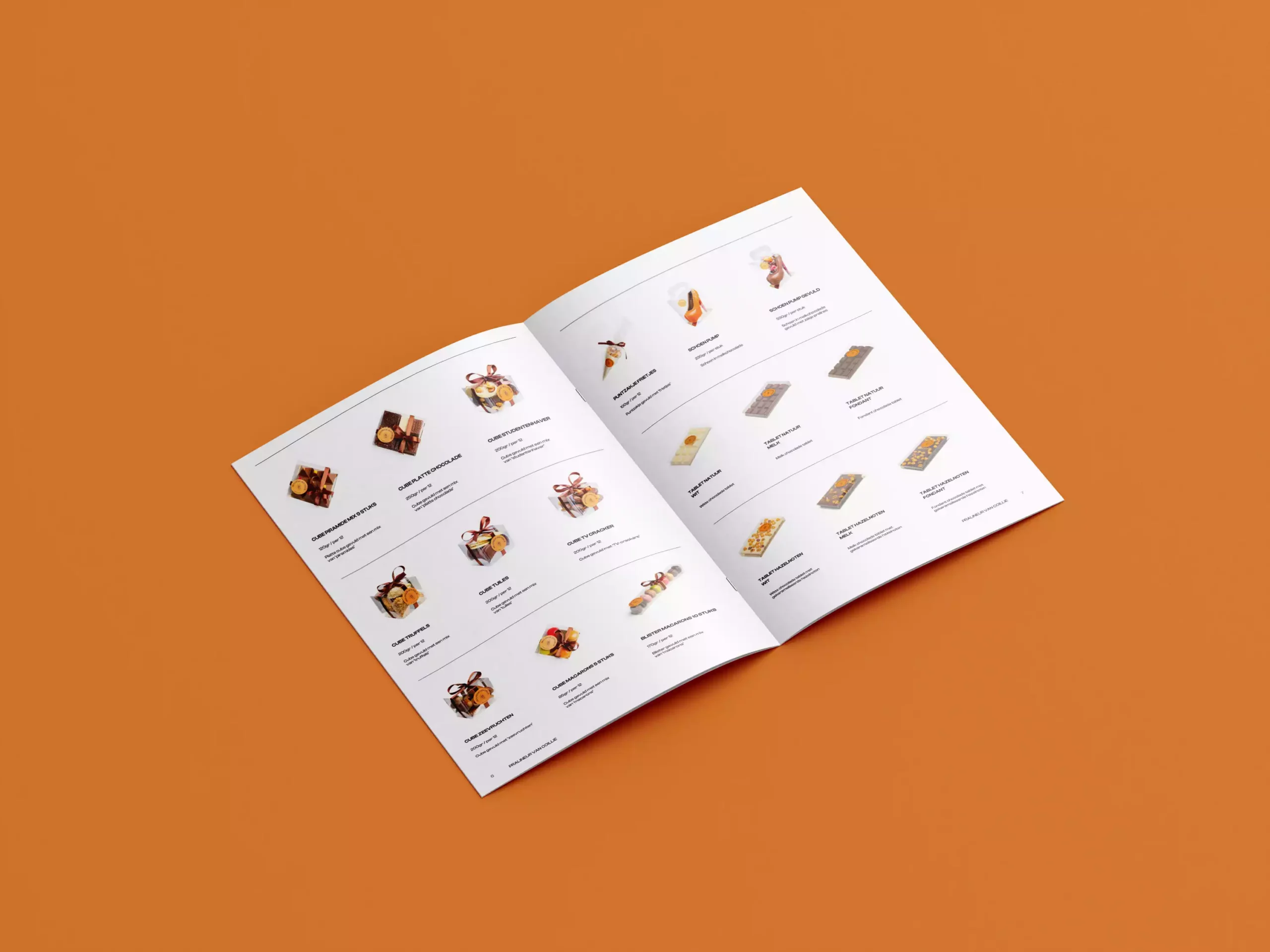 Work Case Hummingbirds: Pralineur Van Coillie - Fotografie, Brochures, Graphic Design
