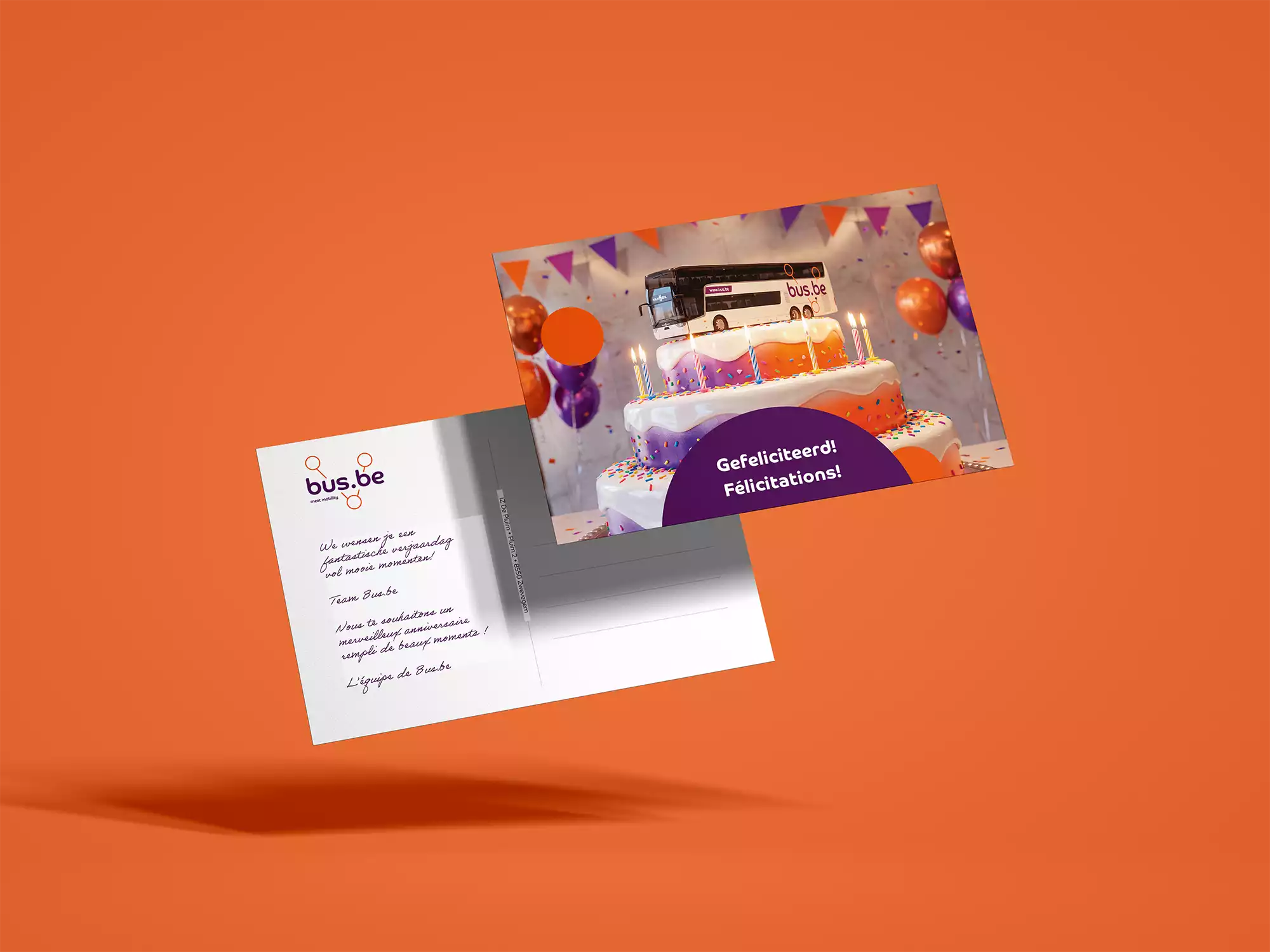 Work Case Hummingbirds: bus.be - Merkpositionering, Branding, Signalisatie & belettering, Advertenties & banners, Affiches & flyers, Visitekaartjes, Huisstijl, Graphic Design, Digital marketing