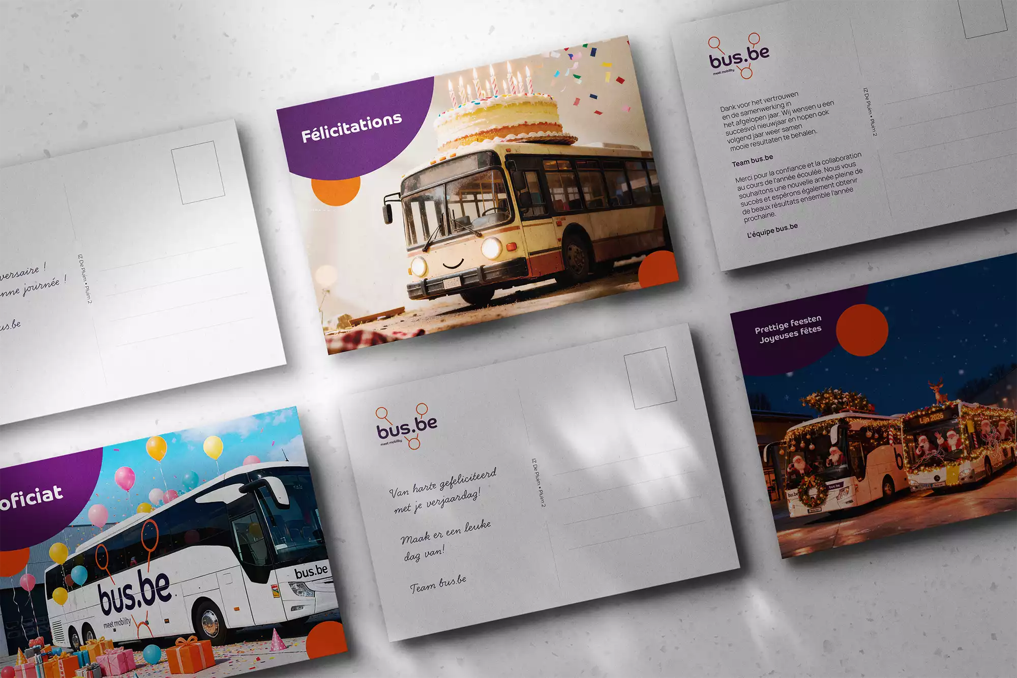 Work Case Hummingbirds: bus.be - Merkpositionering, Branding, Signalisatie & belettering, Advertenties & banners, Affiches & flyers, Visitekaartjes, Huisstijl, Graphic Design, Digital marketing
