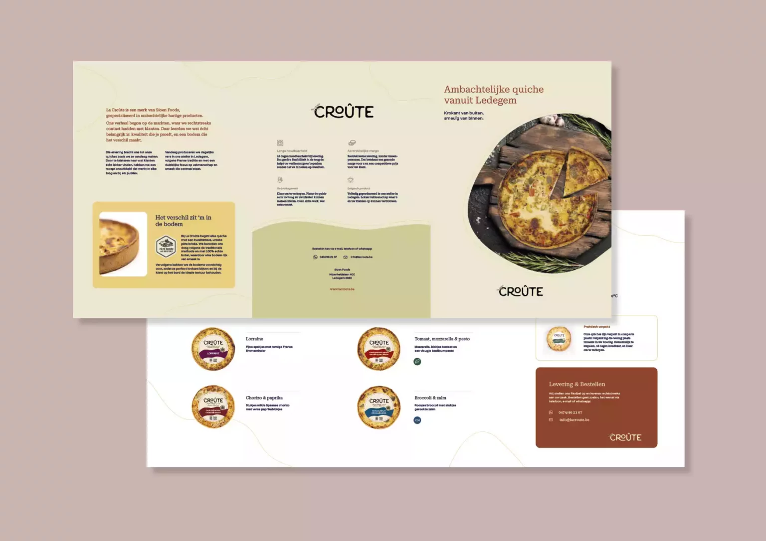 Work Case Hummingbirds: La Croûte - Digital marketing, Huisstijl, Brochures, Affiches & flyers, Branding, Strategy